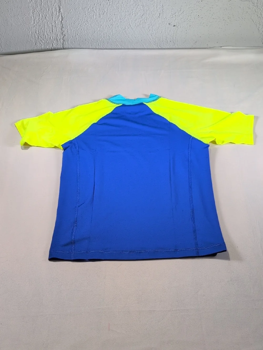 Lands's End Short Sleeve Rash Guard Shirt Size Husky XL